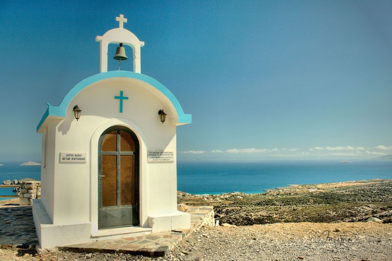 Beautiful church on the Greek island of Naxos