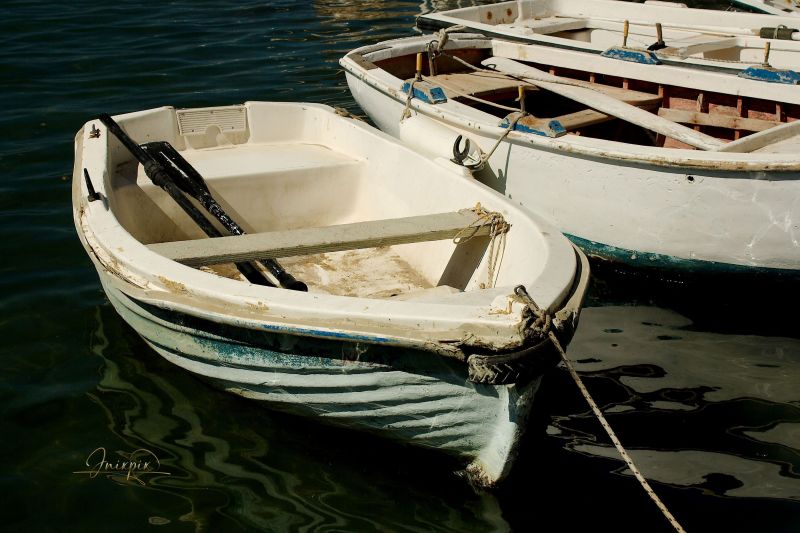The seaside village of Aliki on the Greek island of Paros