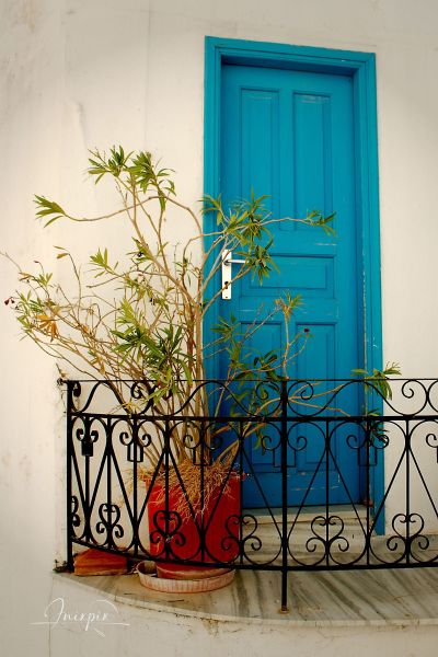 The village of Lefkes on the Greek Island of Paros