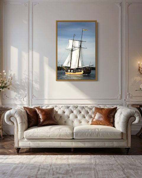 Sultana Tall Ship in the Chestertown Harbor