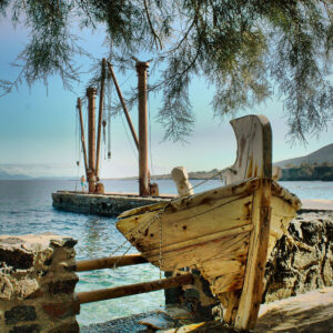 Greek Island Naxos Moutsouna Village