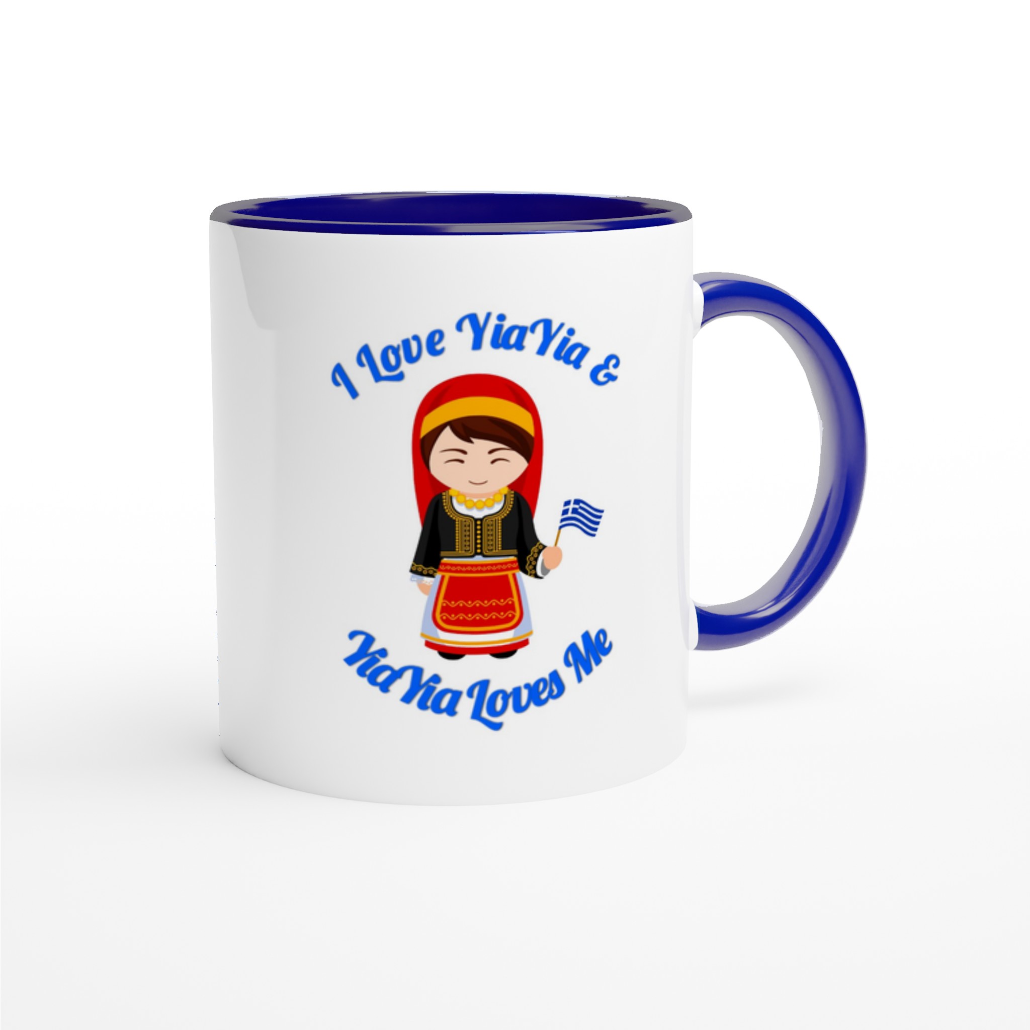Greek Girl Loves her YiaYia - Coffee Mug